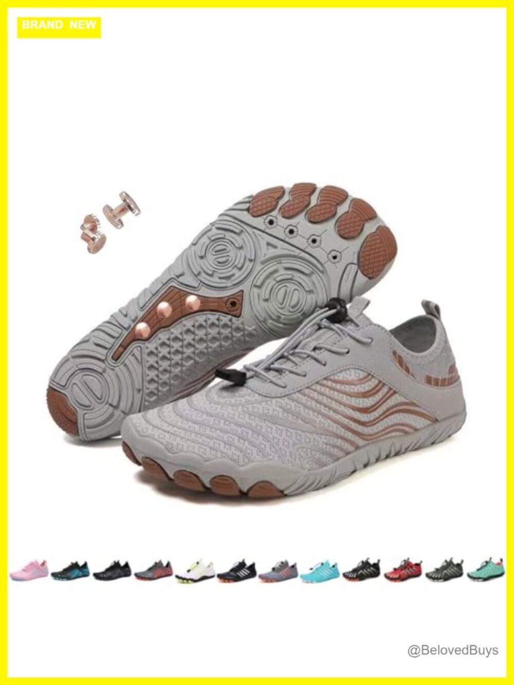 Grounding Barefoot Water Shoes Women Men Zero Drop Non-Slip